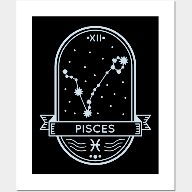 Pisces Constellation Wall Art by Imaginariux